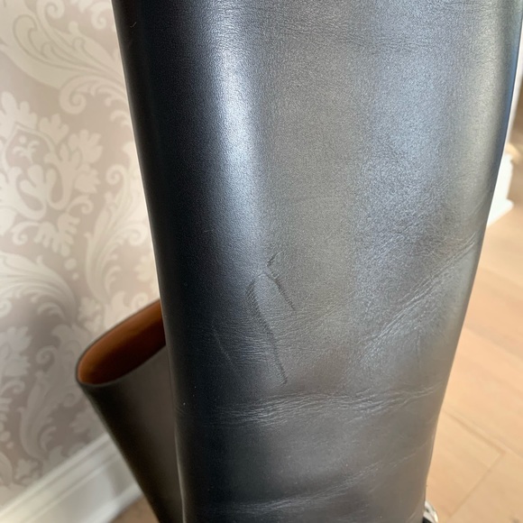 Authentic Givenchy Laura silver chain tall boots - Picture 3 of 8